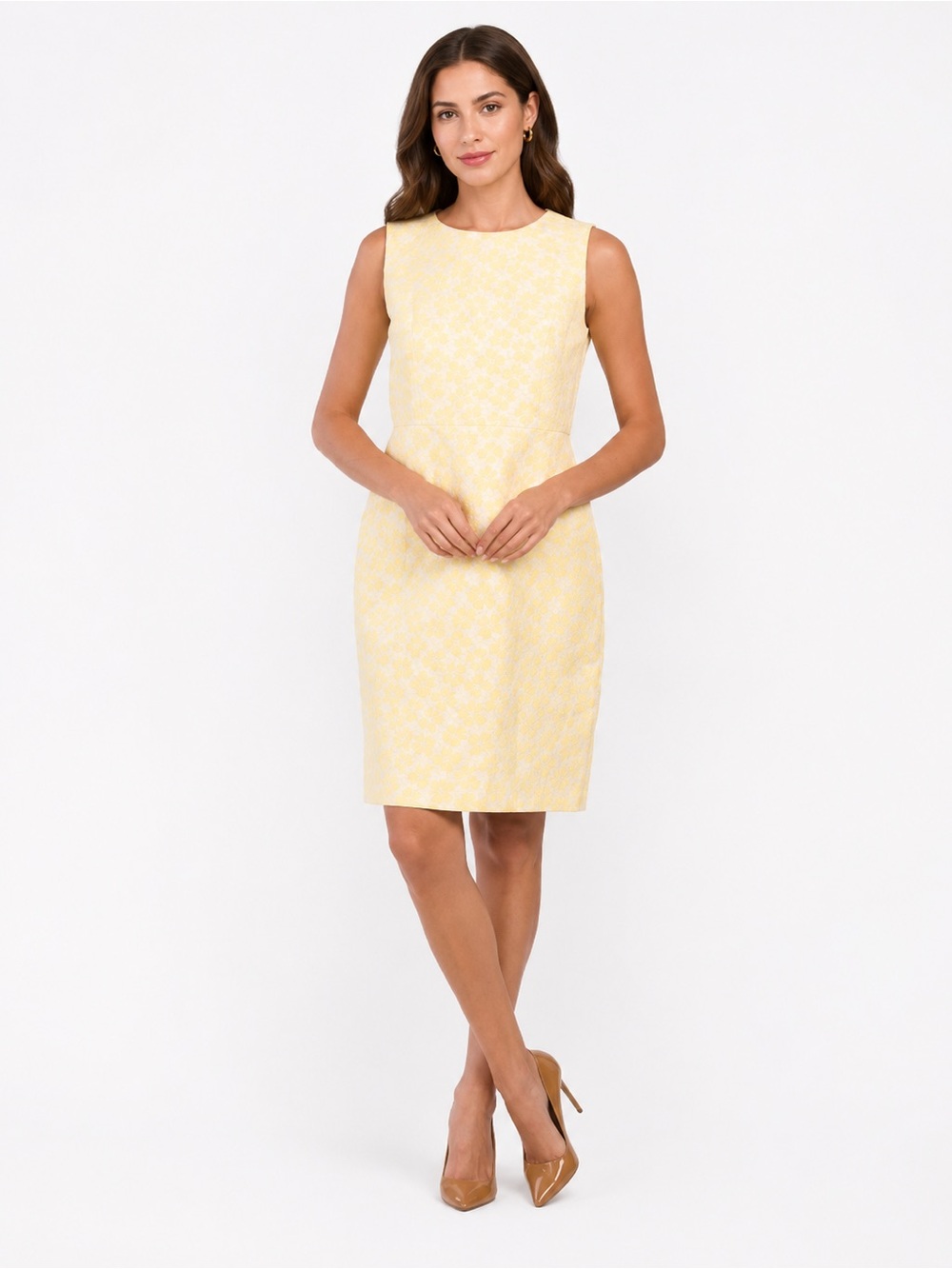 🎉LAST PIECE 🎉ANNE KLEIN Printed Sheath Dress Daffodil‎
